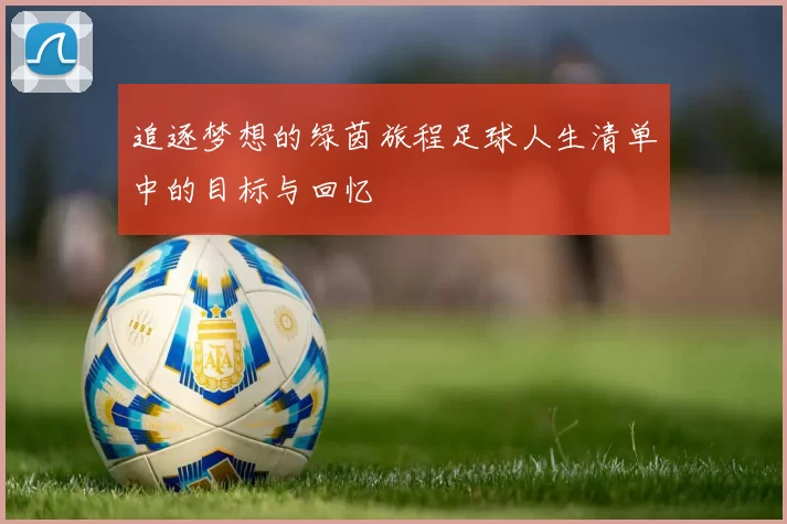 追逐梦想的绿茵旅程足球人生清单中的目标与回忆